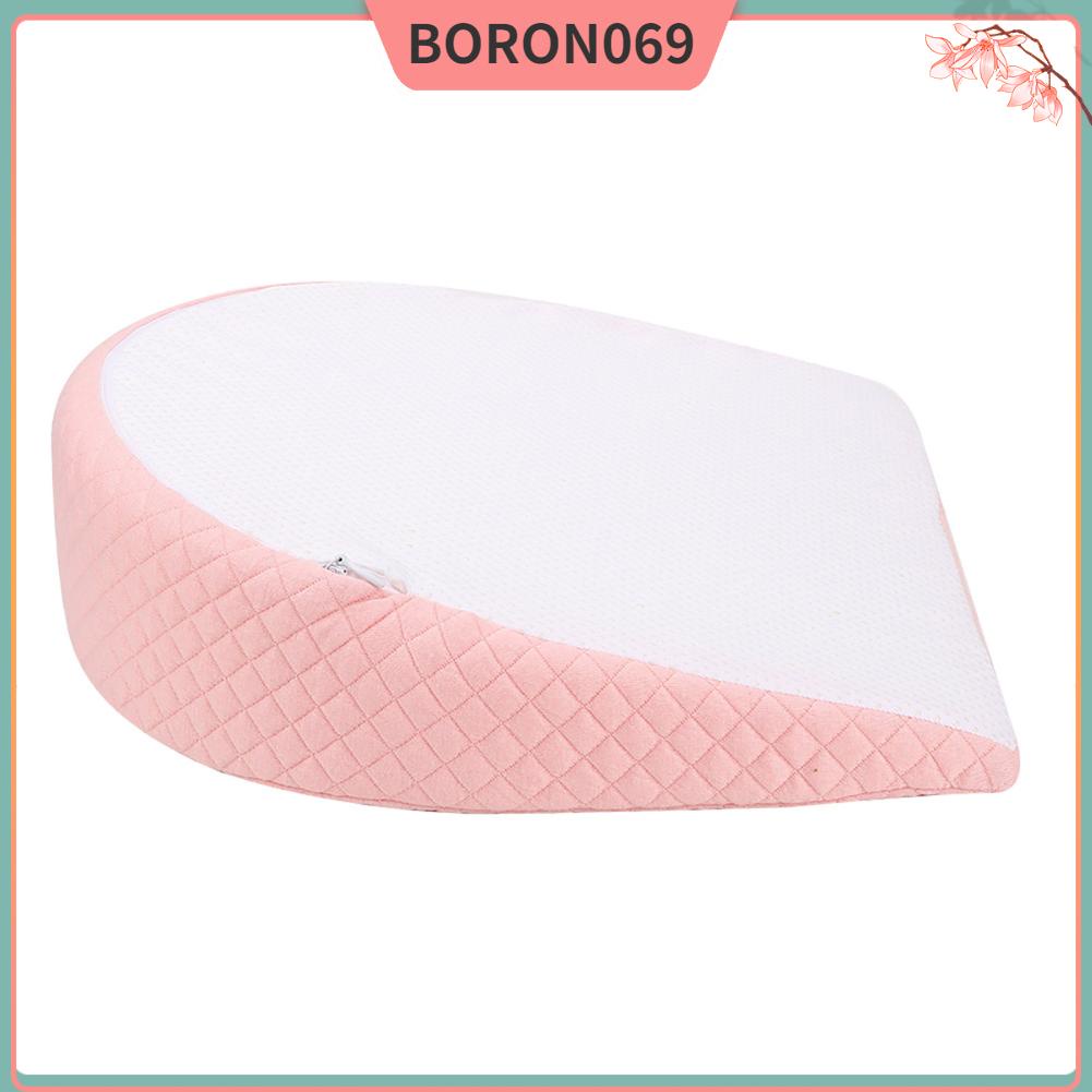 Gối nghiêng cho trẻ sơ sinh Định vị bé AntiReflux con bú bông chống trượt Boron069