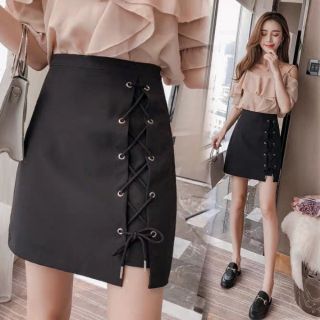 Chân váy BIG SIZE đan dây [Trong có quần]