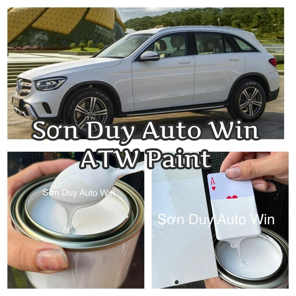 Trắng Mercedes GLC 200 code 149- Sơn Ô tô pha vi tính 1k phủ bóng