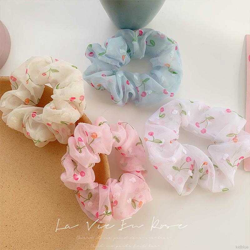 Dây buộc tóc trang trí đính hạt thời trang cho bé gái