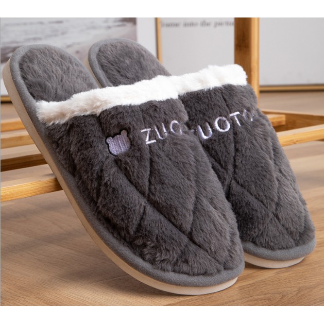 Dép Lông NineRed Giữ Ấm Chân Đi Trong Nhà - D43