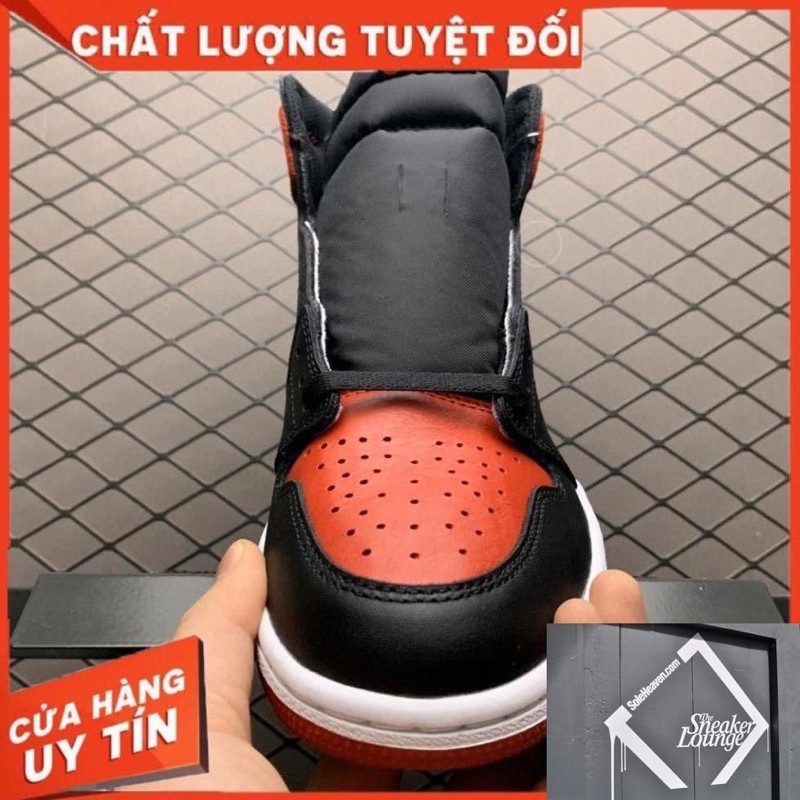 [MIỄN PHÍ SHIP] Giầy Thể Thao AIR JORDAN 1 Đỏ đen Retro Bred thời trang Nam nữ