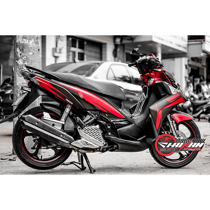 Tem Trùm Nouvo 5 Đỏ Đen Transformer