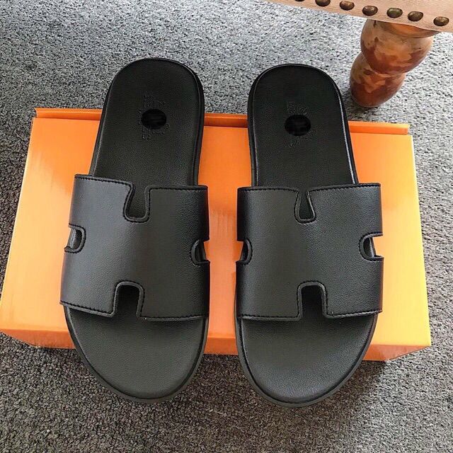Dép lê da nam chữ H  mới