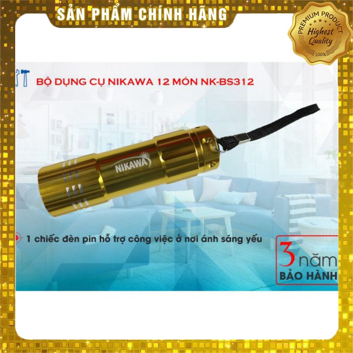 Bộ dụng cụ 12 món đa năng Nikawa NK-BS312 VẬN CHUYỂN SIÊU RẺ