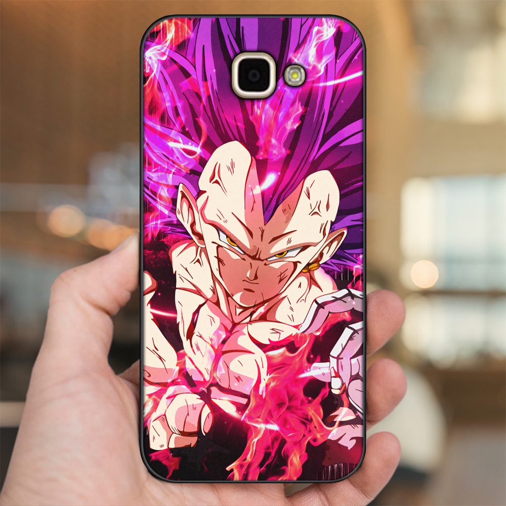Ốp lưng Samsung A9 Pro viền đen in hình Vegeta Dragon Ball