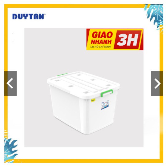 THÙNG NHỰA VUÔNG BÁNH XE ĐẨY ĐỰNG QUẦN ÁO DUY TÂN DUNG TÍCH 15L-30L-55L-90L-120L-140L- GIAO NHANH 1H
