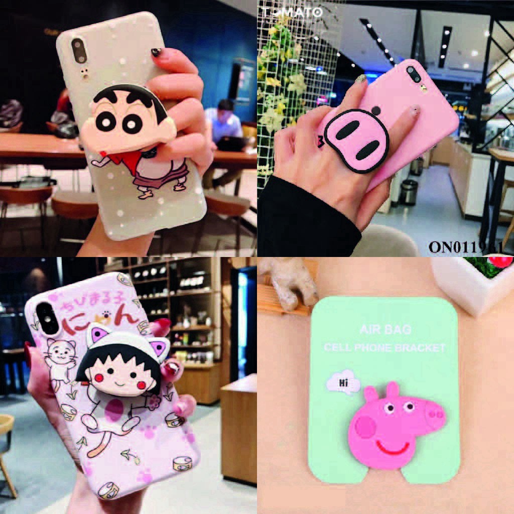 Popsocket 🌺 Giá Đỡ Silicon Hình Thú 8 Mẫu 🌺 -1 -