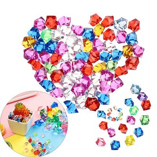 Set 50 Hạt Kim Cương Nhựa Trong Trang Trí