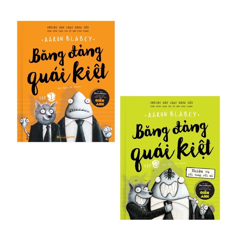 Sách - Băng đảng quái kiệt - Bad guys - Bộ 2 cuốn - Truyện tranh thiếu nhi