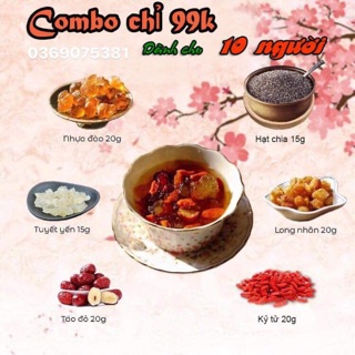 Combo 99K Chè dưỡng nhan - lệ đào hoa