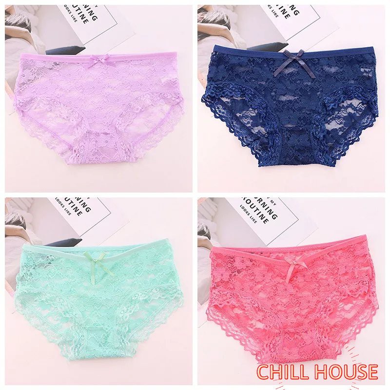 Combo 10 Quần Lót Ren Hoa HÀNG MỚI VỀ QL3 - CHILLHOUSE