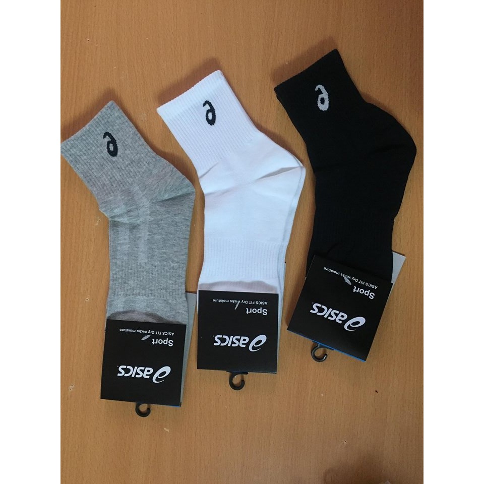 Tất thể thao 100% cotton loại mỏng