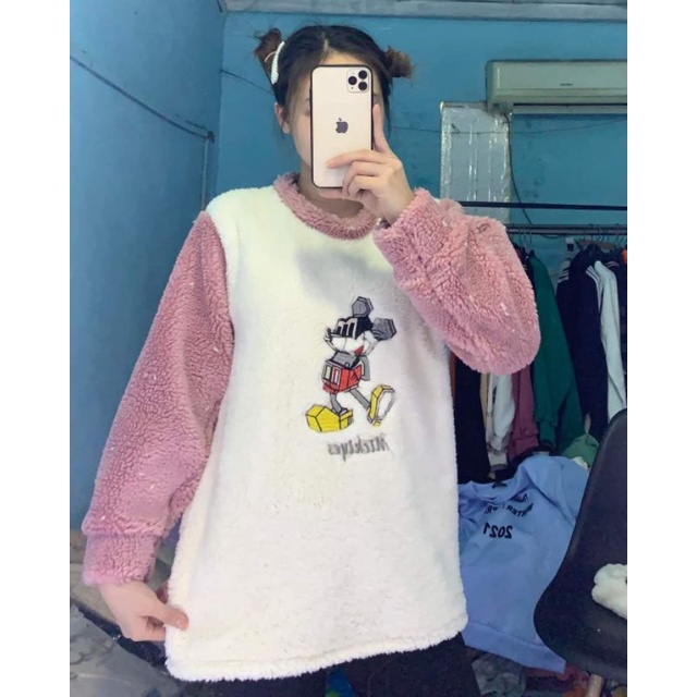 Áo lông thêu hình chú Voi con ngộ nghĩnh