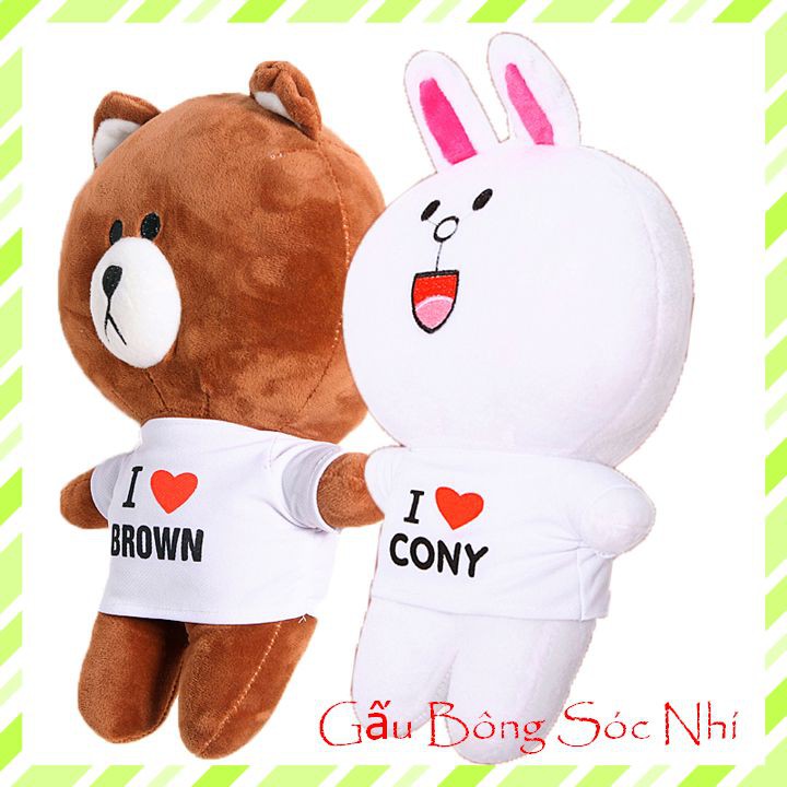 [Mua 1 Tặng 1] Combo Gấu Bông Brown Cony 💥 FREESHIP 💥 Gấu Bông Sóc Nhí - Mua 1 Combo Gấu Bông Tặng 1 Thước Dây Dài 1M5