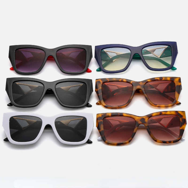 (JIUERBA) Kính Mát Thời Trang Phương Tây Thiết Kế Mới