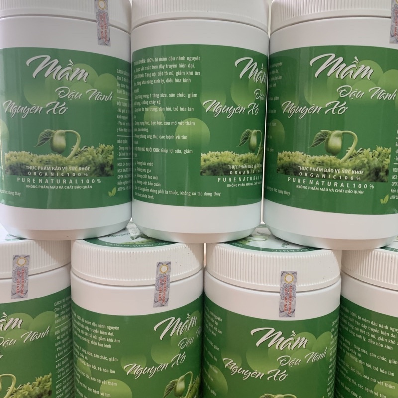 MẦM ĐẬU NÀNH NGUYÊN XƠ HỘP 500g
