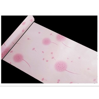 Decal giấy dán tường bồ công anh hồng