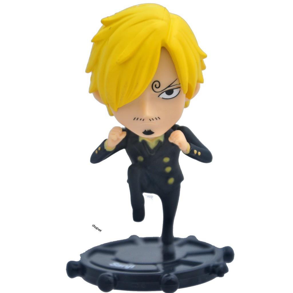 [Mô hình onepiece] ⚡ Ảnh thật ⚡ Combo 6 mô hình nhân vật wcf chibi one piece cao ~10cm cực đẹp - mô hình đẹp