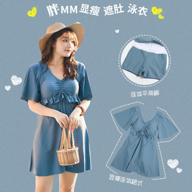 Bikini bigsize Đồ Bơi Nữ 2021 Dạng Váy Có Mút Ngực Và Quần Kèm Theo Mẫu Mới 2022 *