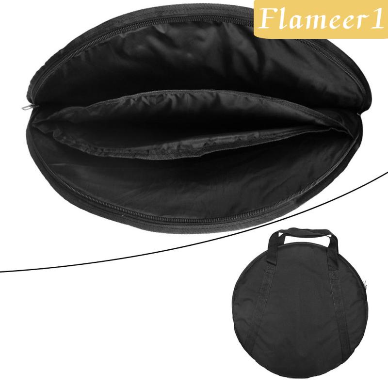 [flameer1] Túi Xách Cymbal Gig Cotton Chống Nước Có Đệm Bảo Vệ Tay Cầm