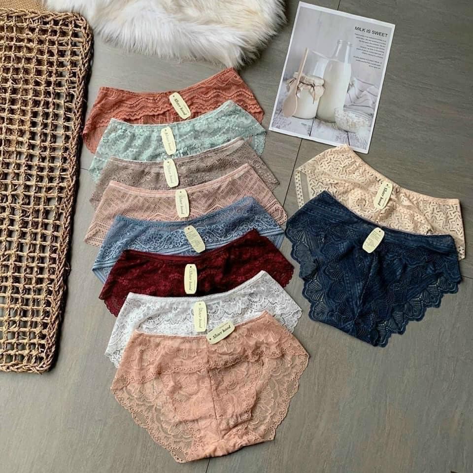 10 Quần lót ren chỉ 69K,💖FREESHIP💖,hàng QC | BigBuy360 - bigbuy360.vn