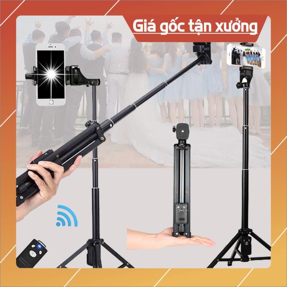 Xả kho GIÁ GỐC Gậy Tripod 3 Chân Đa Năng 1688 Có Remote Bluetooth - Gậy Chụp Ảnh Kiêm Chân Đế Kẹp Điện Thoại, Máy Ảnh | BigBuy360 - bigbuy360.vn