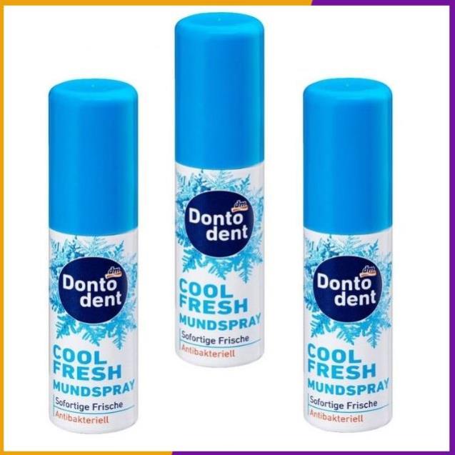Xịt thơm miệng Dontodent Đức cho hơi thở thơm mát suốt cả ngày