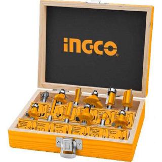 6.3mm bộ 12 mũi phay gỗ ingco akrt12141