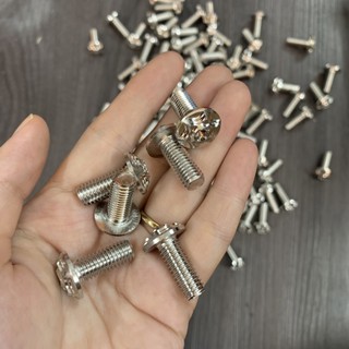 Ốc inox 8li20 gắn đĩa