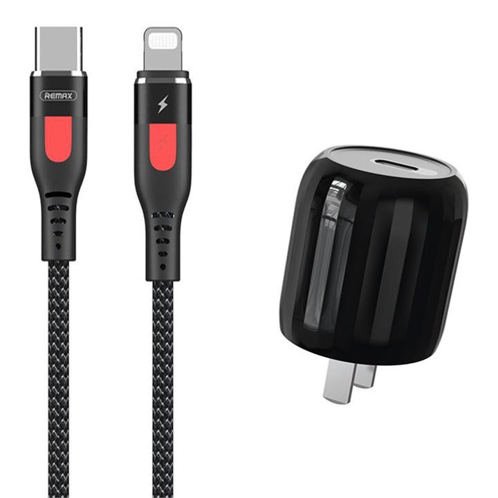 Combo Củ RP-T11 Và Cáp sạc nhanh Remax RC-151CL Dành cho iPhone - Cổng Type C to Lightning