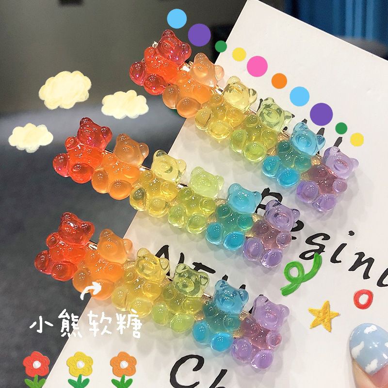 Kẹp tóc kẹo gấu Gummy Bear