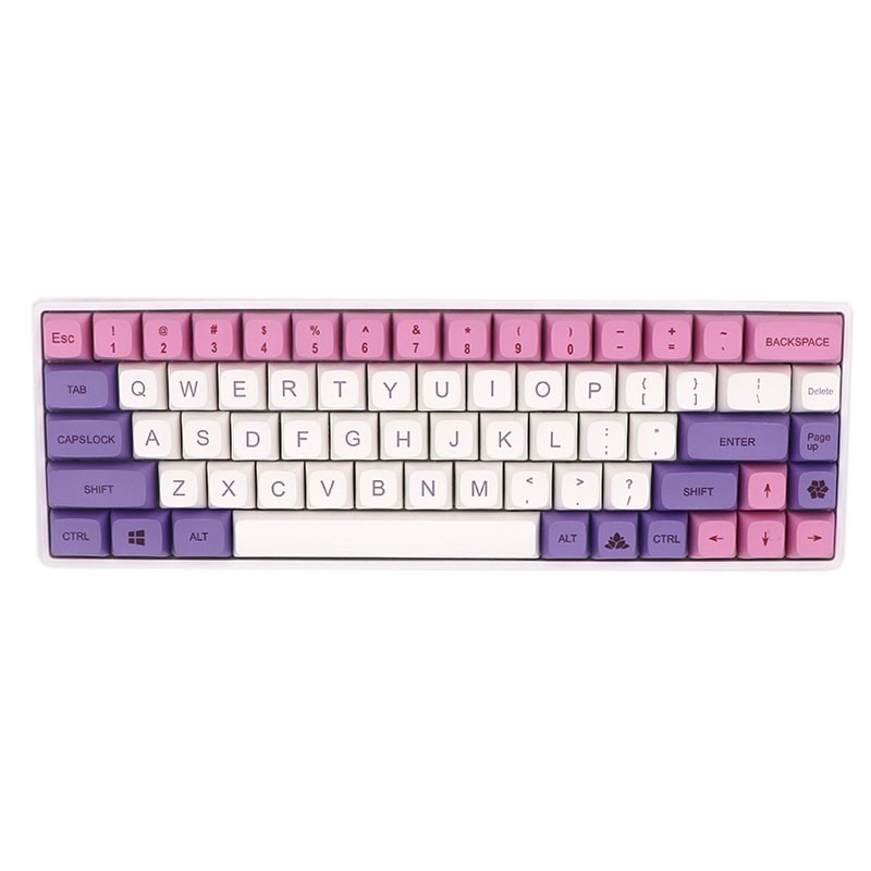 Set keycap Thick Pbt Xda Hana 134 nút cho bàn phím cơ