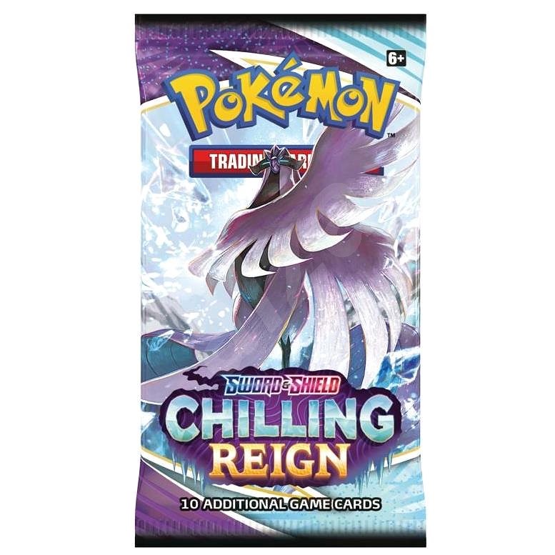 Túi thẻ bài Pokemon TCG Sword & Shield Chilling Reign Booster Pack - 01 pack gồm 10 lá bài (Giao pack hình ngẫu nhiên)
