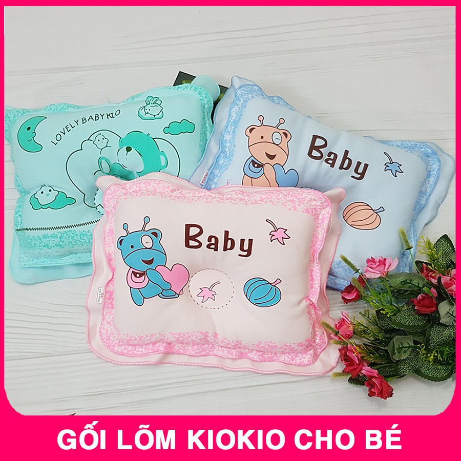 Gối Lõm Kio Kio Chống Méo Đầu Cho Bé Sơ Sinh - BTT00641