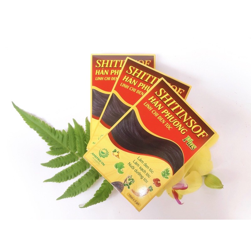 Dầu gội đen tóc SHITINSOF - Hán Phương PLUS Linh Chi Đen Tóc- HÀNG VIỆT NAM | BigBuy360 - bigbuy360.vn