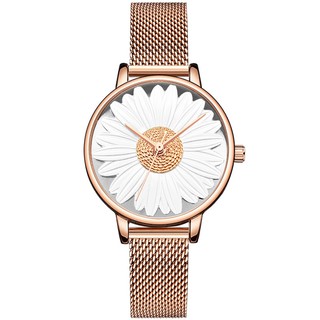 Đồng hồ nữ dây kim loại Aborni Daisy