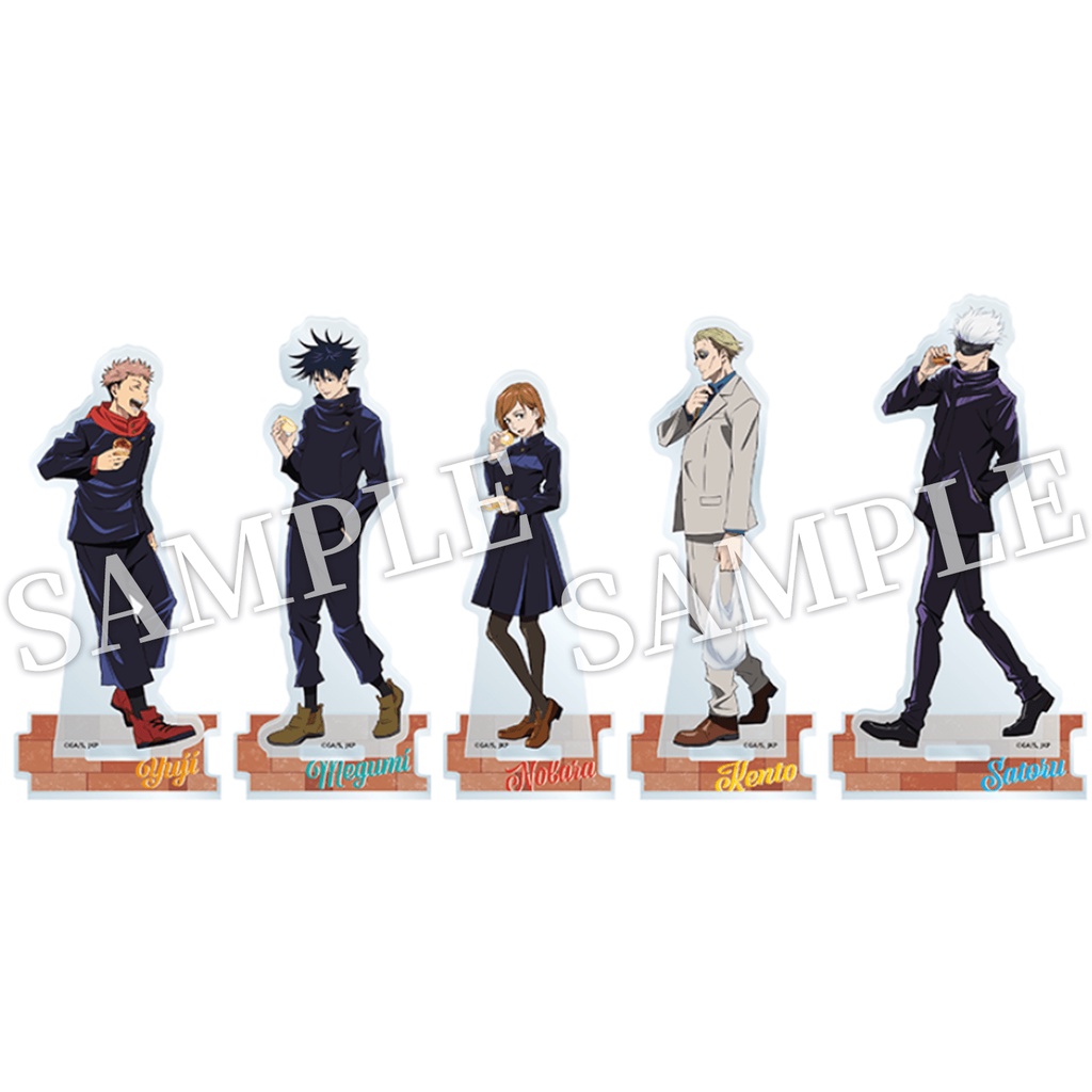 Mô hình acrylic standee Jujutsu Kaisen Nanami Kento Yuji Axta LAWSON loppi hmv Limited chính hãng Nhật Bản