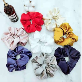 Dây buộc tóc đuôi ngựa đàn hồi chất lụa satin