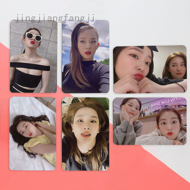 Set 6 Tấm Ảnh Nhóm Nhạc Red Velvet Irene & Seulgi 1st