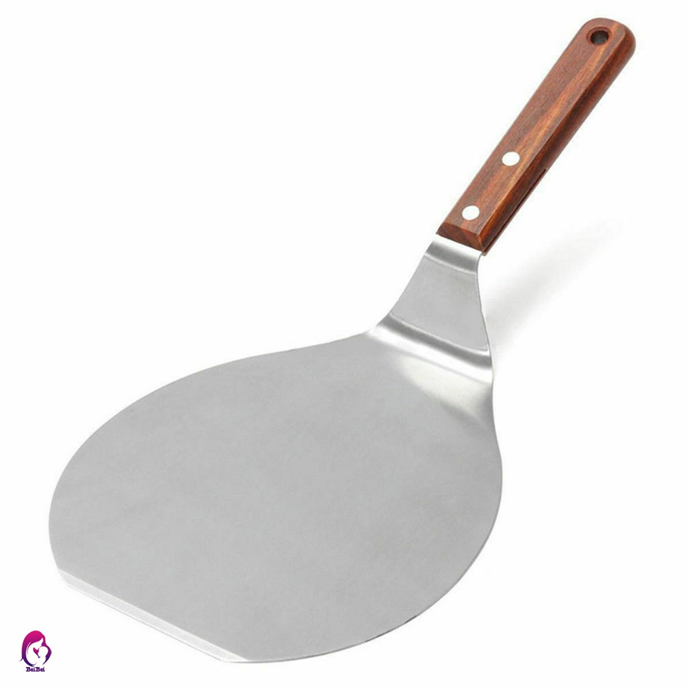 ♦♦ Stainless Steel Pizza Spatula Pie Cake Shovel Pancake Baking Tool for Home Kitchen