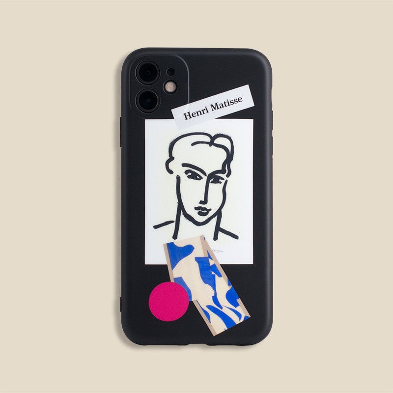 ■ Ốp iphone Phụ kiện điện thoại lưng Cold wind art student portrait oil painting 11 mobile phone case iPhoneXr retro 7/8plus/Xsmax/se | BigBuy360 - bigbuy360.vn