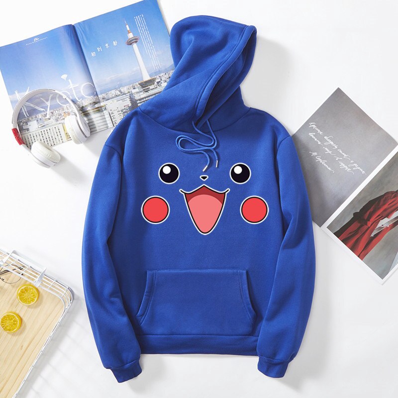 Áo Hoodie Có Khóa Kéo In Hình Mặt Cười Dễ Thương Thời Trang Mùa Thu Cho Nữ S6571