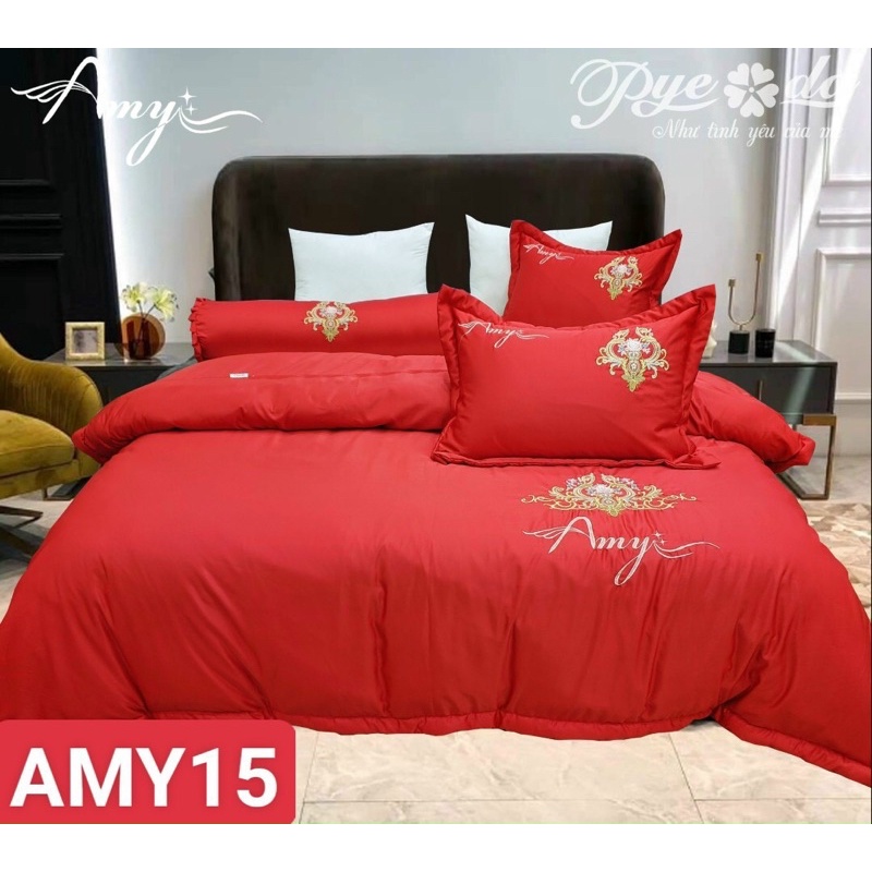 BỘ GA CƯỚI LỤA TƠ TẰM 5 MÓN TENCEL HÀN QUỐC PYEODA