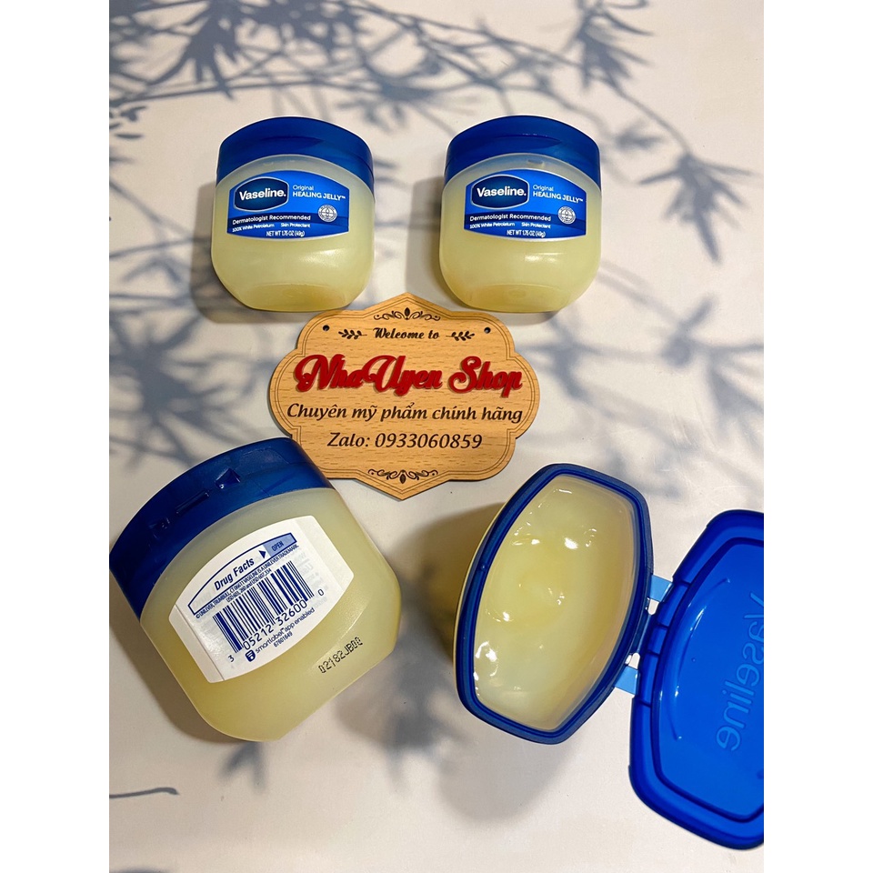 Sáp dưỡng da VASELINE Original chống nứt nẻ da 368g - 49g Hàng Mỹ