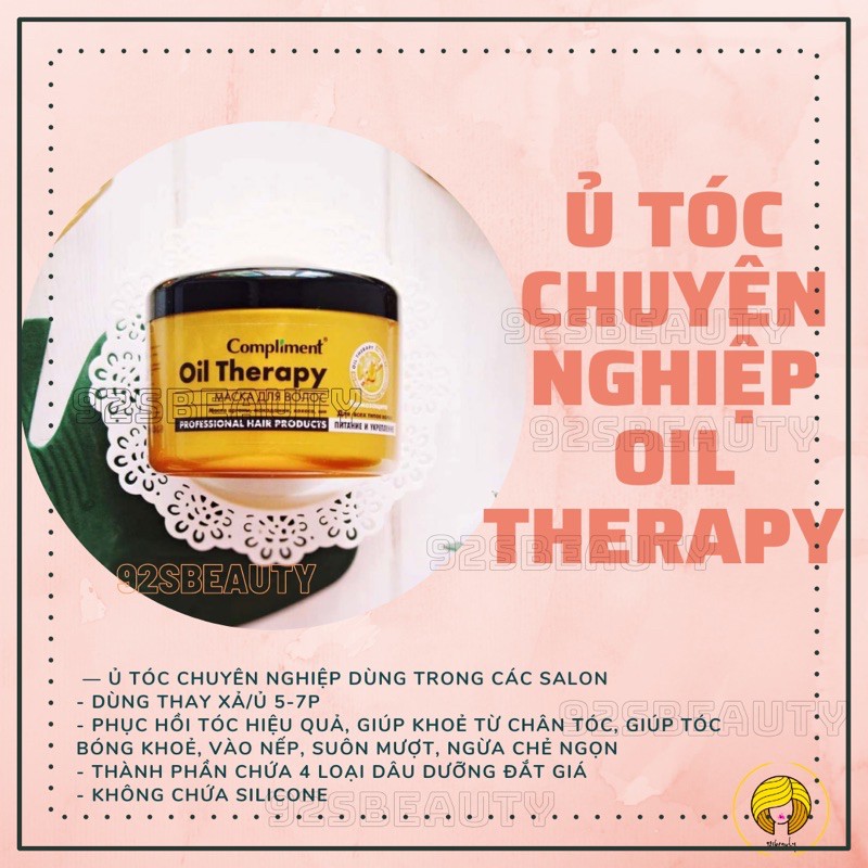 Ủ tóc Therapy Compliment 500ml phục hồi tóc hư tổn