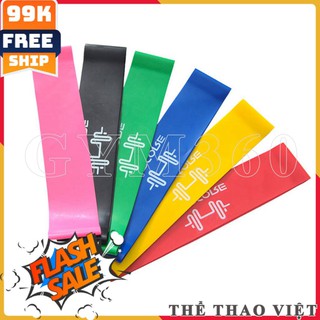 Bộ 6 Dây Kháng Lực Miniband, Dây Cao Su Tập Chân Mông mini band - rẻ vô địch