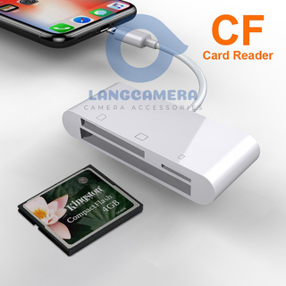 Đầu Đọc Thẻ 3in1 SD, CF, MicroSD - cho điện thoại iphone
