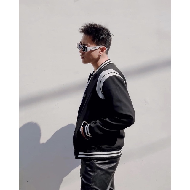 Áo khoác varsity teddy - The Maze