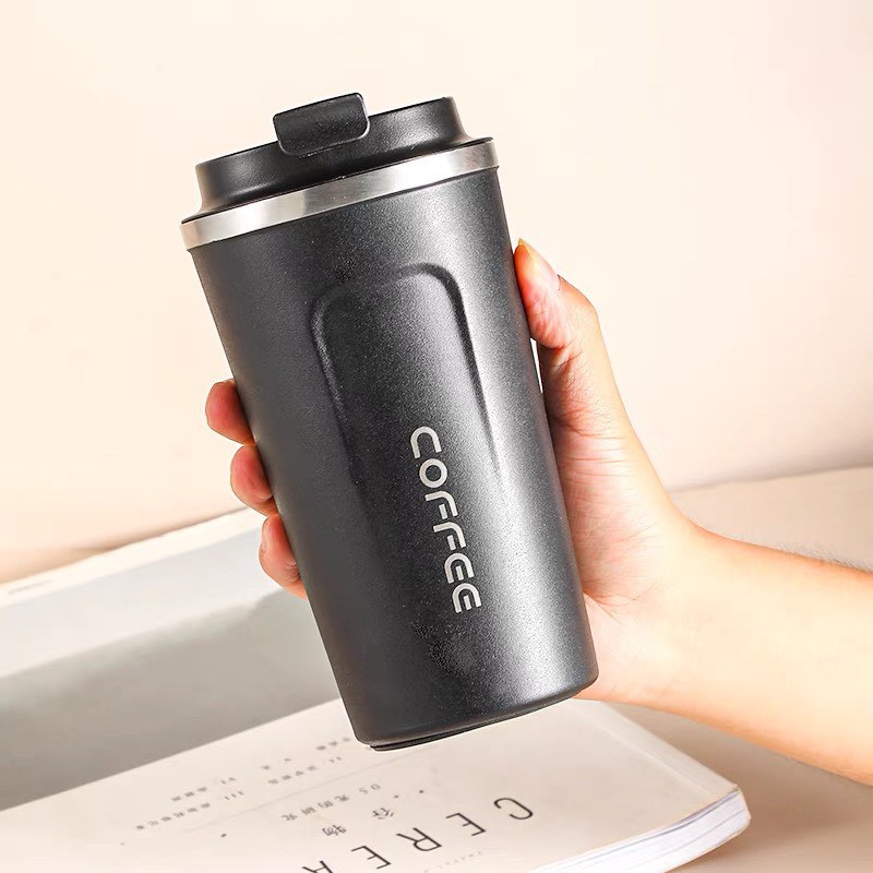 Cốc giữ nhiệt Coffee Holic 2 lớp chống rò rỉ chất liệu thép không gỉ sus 304 thiết kế năng động, giữ nhiệt vượt trội | BigBuy360 - bigbuy360.vn